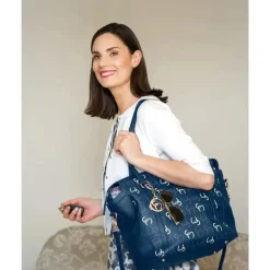 Clevamama - Bolsa de Fraldas Hannah Tote, Marinho