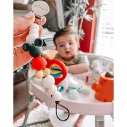 Clipe de chupeta Ali + Oli (Mickey Mouse)