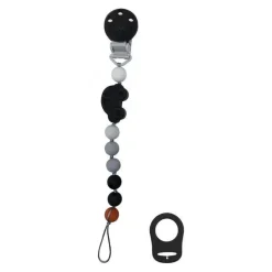 Clipe de chupeta de silicone Kushies Silibeads - carro novo