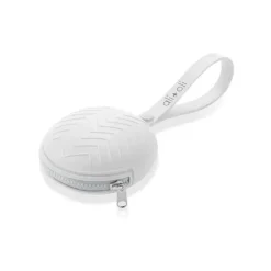 Clipe de chupeta de silicone Ali+Oli (branco)