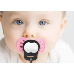 Clipe de chupeta de silicone Kushies Silibeads - carro novo