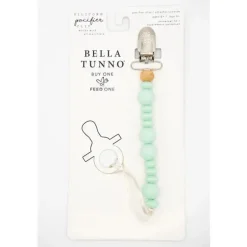 Clipes de chupeta com contas de silicone Bella Tunno - Hortelã