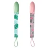 Clipes de chupeta Tomy JJ Cole 2 pk, Flamingo/Tropical