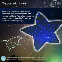 Cloud B - Miniprojetor de luz noturna calmante Amigos dos sonhos, filhotes