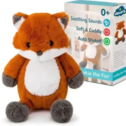 Cloud B - Máquina de som calmante, bichinho de pelúcia fofinho, 4 sons calmantes, Frankie the Fox