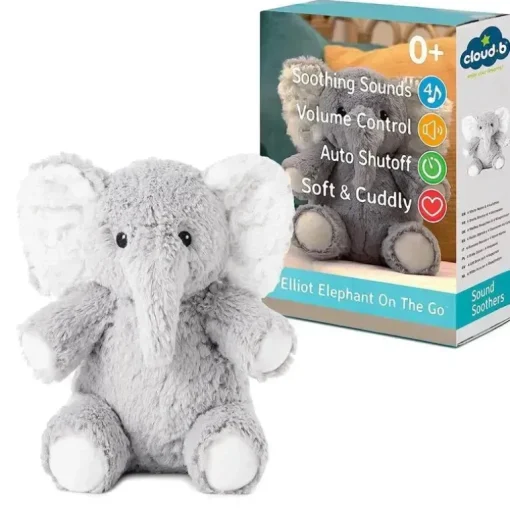 Cloud B - Máquina de Som com Sons Calmantes de Ruído Branco, Elliot Elephant