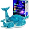 Cloud B - Ocean Projector Nightlight, Tranquil Whale Family