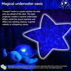Cloud B - Ocean Projector Nightlight, Tranquil Turtle