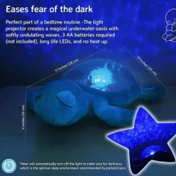 Cloud B - Ocean Projector Nightlight, Tranquil Turtle