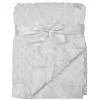 Cobertor American Baby - Heavenly Soft Chenille Minky Dot, Branco
