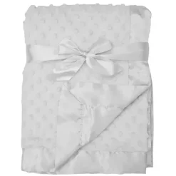 Cobertor American Baby - Heavenly Soft Chenille Minky Dot, Branco