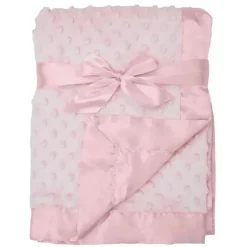 Cobertor American Baby - Heavenly Soft Chenille Minky Dot, Rosa