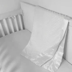 Cobertor American Baby - Heavenly Soft Chenille Minky Dot, Branco