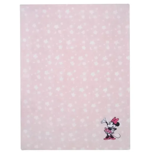 Cobertor de bebê de lã macia Lambs &amp; Ivy, Minnie Mouse