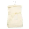 Cobertor de bebê elegante creme de lã coral pendurado para bebê