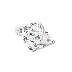Cobertor de bebê Lambs &amp; Ivy preto e branco Winnie The Pooh