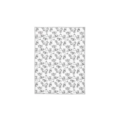 Cobertor de bebê Lambs &amp; Ivy preto e branco Winnie The Pooh