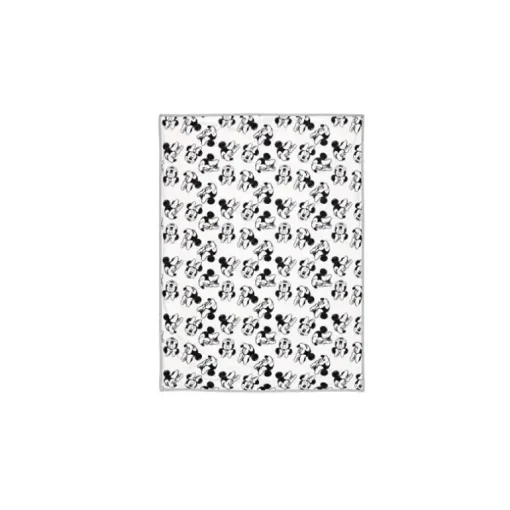 Cobertor de bebê Minnie Mouse preto e branco Lambs &amp; Ivy