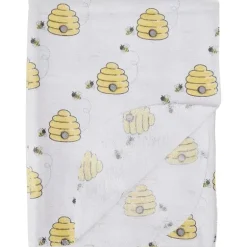 Cobertor de Flanela Baby Vision 4Pk, Abelha