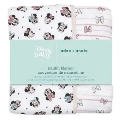 Cobertor de musselina Aden + Anais Essentials Minnie Rainbows