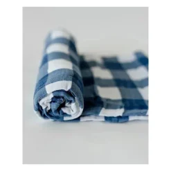 Cobertor de musselina de algodão pequeno unicórnio simples - Jack Plaid