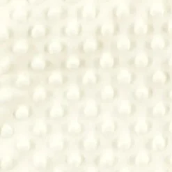Cobertor de pelúcia de vison/cetim Baby Vision, creme