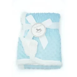 Cobertor Sherpa de pipoca da Rose Textiles - cinza