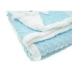 Cobertor Sherpa de pipoca da Rose Textiles - cinza