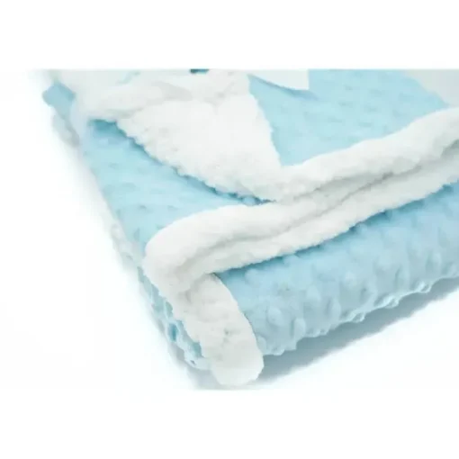 Cobertor Sherpa de pipoca da Rose Textiles - cinza