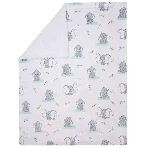 Cobertor Sherpa Lambs &amp; Ivy Minky Sherpa, Dumbo