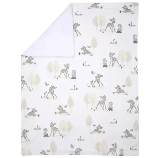 Cobertor Sherpa Lambs &amp; Ivy Minky Sherpa, Bambi