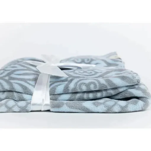 Cobertores de bebê para carrinho de bebê super macios Piccolo Bambino, azul
