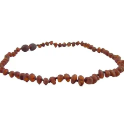 Colar barroco The Amber Monkey de 10-11 polegadas, pop de castanha crua