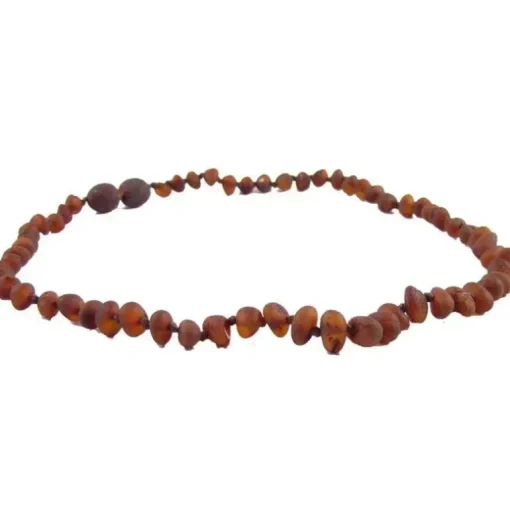 Colar barroco The Amber Monkey de 10-11 polegadas, pop de castanha crua