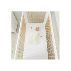 Colchão de berço respirável Halo DreamWeave - Branco