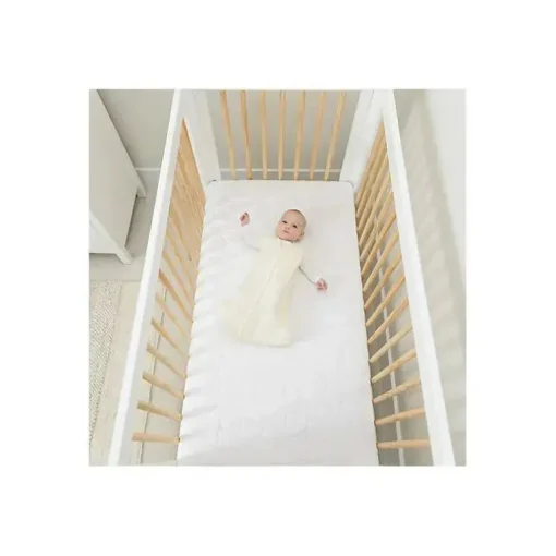 Colchão de berço respirável Halo DreamWeave - Branco