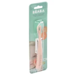 Colher Única de Silicone Beaba - First Foods, Rosa