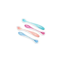 Colher Nuby 4Pk New Modern Soft Tip - Cores Podem Variar