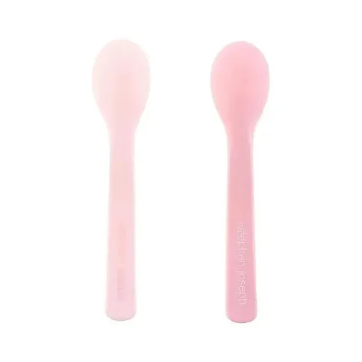 Colheres de bebê 100% silicone Stephen Joseph, coelho