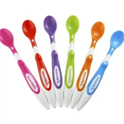Colheres infantis de ponta macia Munchkin, pacote de 6