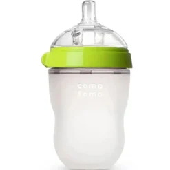 Comotomo - mamadeira Natural Feel de 8 onças, verde