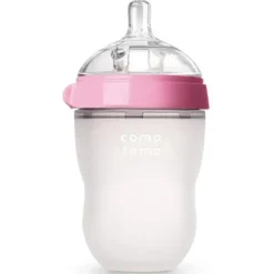 Comotomo - mamadeira Natural Feel de 8 onças, rosa