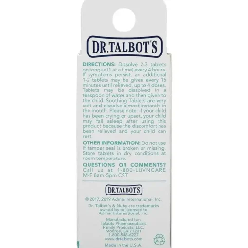 Comprimidos calmantes Nuby - 140Ct