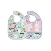 Conjunto de 2 babadores Crocodile Creek 2 Go - Backyard Friends
