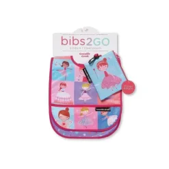 Conjunto de 2 babadores Crocodile Creek 2 Go - Sweet Dreams