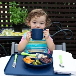 Conjunto de 3 babadores de brotos verdes Snap &amp; Go Easy Wear, conjunto rosa, azul e verde