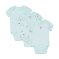 Conjunto de 3 bodys com spray floral Little Me