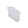 Conjunto de 3 Bodys de Bebê Luvable Friends, Branco