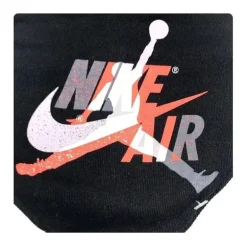 Conjunto de 2 peças de meias e babadores infantis Nike Air Jordan para bebês de 0 a 6 meses