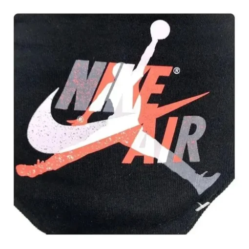 Conjunto de 2 peças de meias e babadores infantis Nike Air Jordan para bebês de 0 a 6 meses